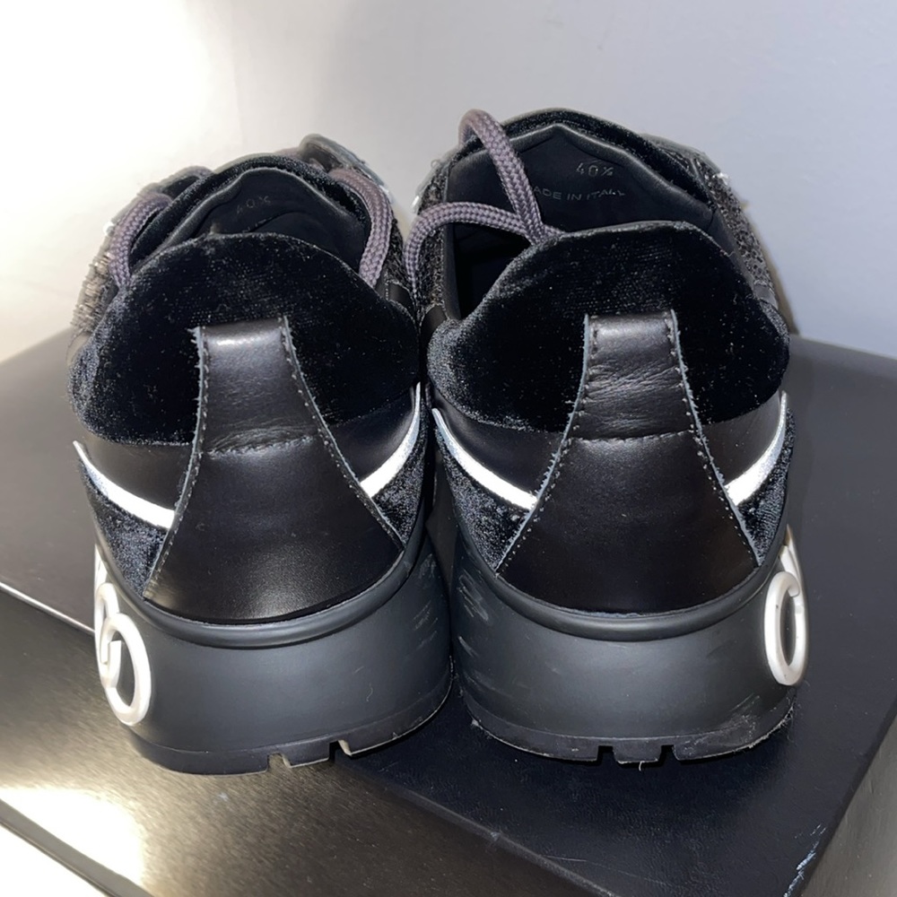 9 Jimmy Choo Black & White Shimmer Shoes
Raine galactica glitter sneakers 8.5 - Picture 8 of 11